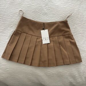 Zara pleated skort new with tags